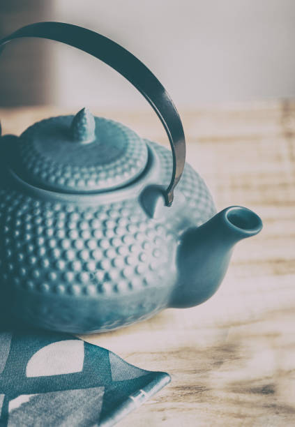 istock Tea time zen way, asian aesthetics. 669860986