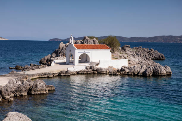 istock Agios Isidoros, chios. Greece 669877984