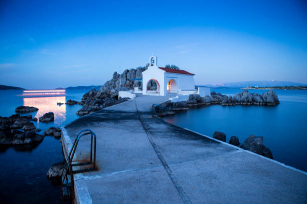 istock Agios Isidoros, chios. Greece 669878168
