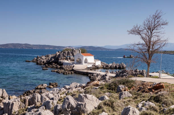istock Agios Isidoros, chios. Greece 669884376