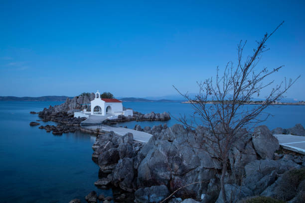 istock Agios Isidoros, chios. Greece 669884574