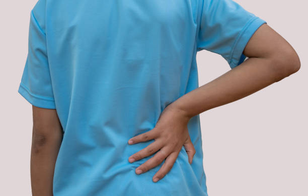 istock woman back and Spine Pain . 669884802