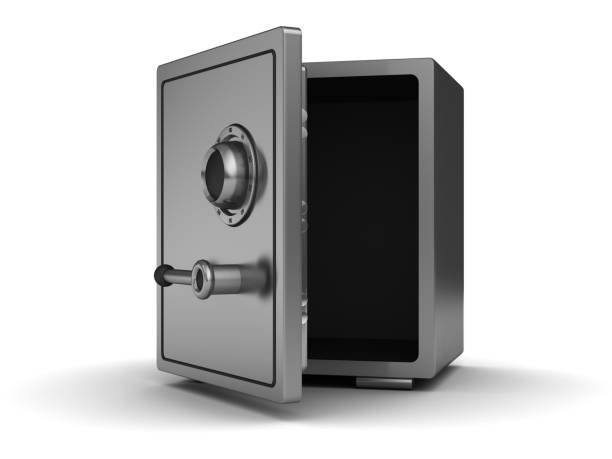 3d 安全 - 銀行保管箱 個照片及圖片檔