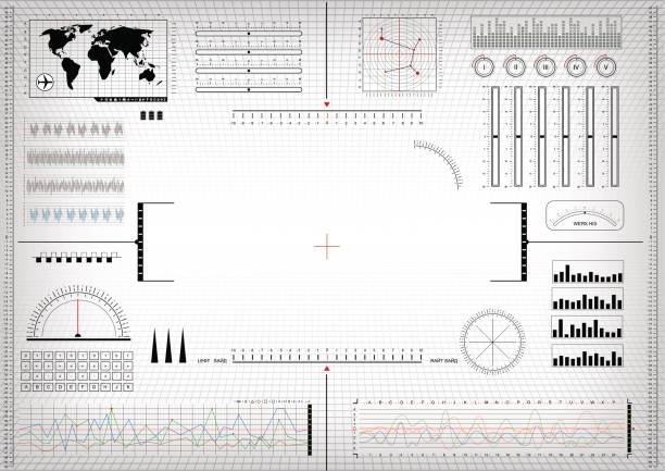 technology background eps 10 channel marker stock illustrations