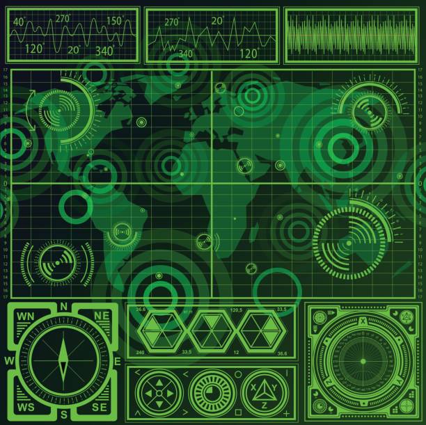 technology background eps 10 channel marker stock illustrations