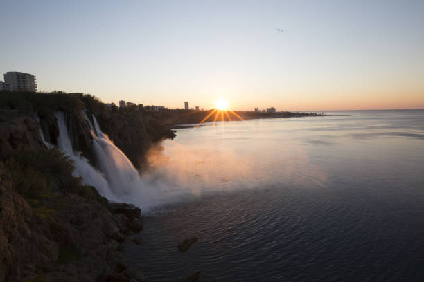 istock Lower Duden waterfall (Karpuzkald?ran waterfall). Lara, Antalya, Turkey 669891560