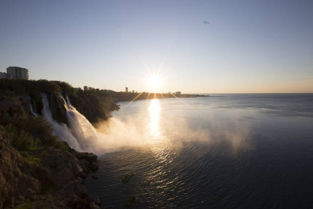 istock Lower Duden waterfall (Karpuzkald?ran waterfall). Lara, Antalya, Turkey 669892078