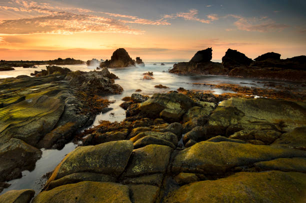 istock Rocky beach in colors 669892852