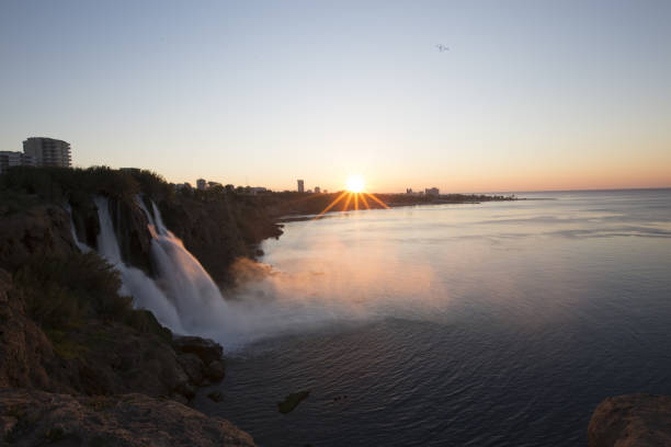 istock Lower Duden waterfall (Karpuzkald?ran waterfall). Lara, Antalya, Turkey 669895118
