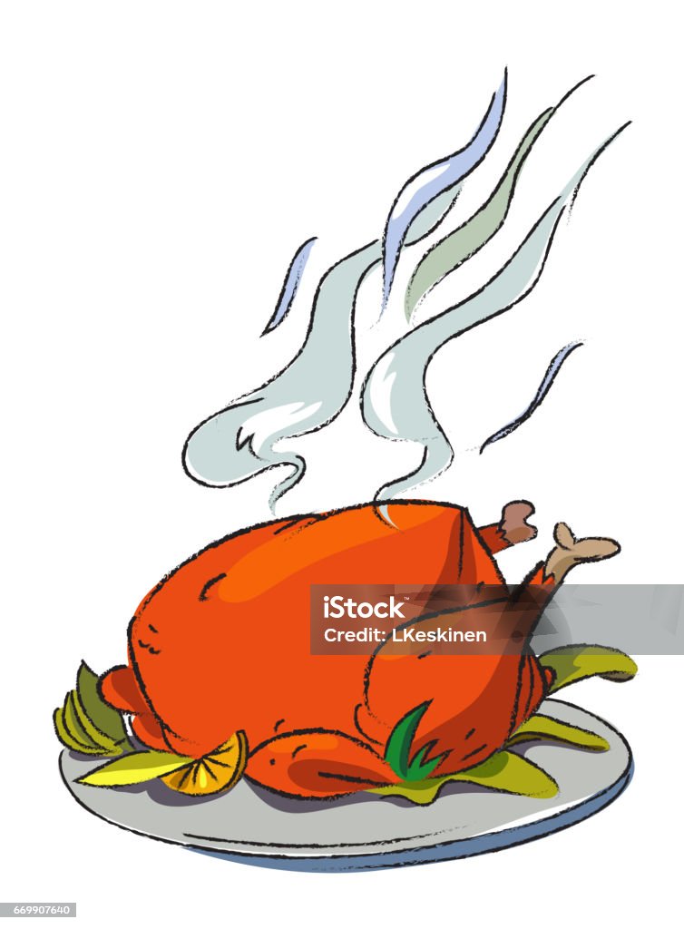 Ilustración de Caricatura De Pavo Cocido y más Vectores Libres de Derechos  de Alimento - Alimento, Alimentos cocinados, Arte y artesanía - iStock