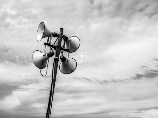 The speaker. Tel Aviv Promenade.  Israel