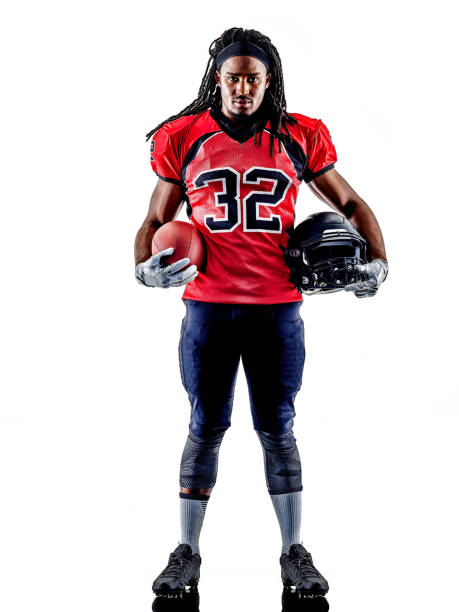 istock american football player man isolated 669918390
