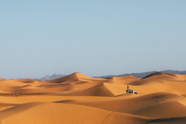 istock Car in the desert, Morocco 669921098