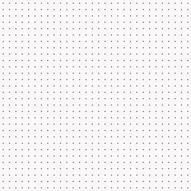 Vector illustration of Dot pattern seamless vector black and white.
