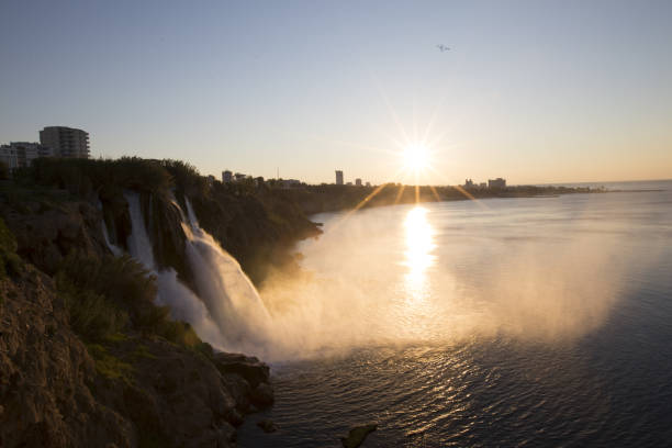istock Lower Duden waterfall (Karpuzkald?ran waterfall). Lara, Antalya, Turkey 669927778