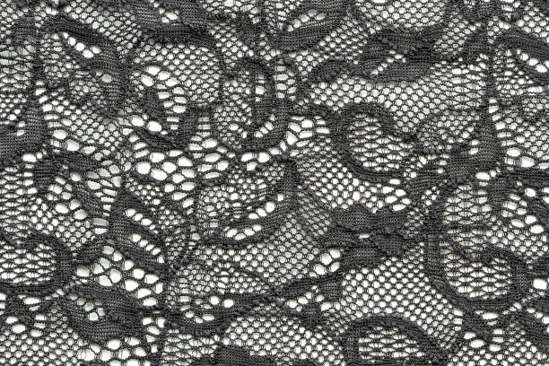 istock the macro shot of lace material texture 669936930