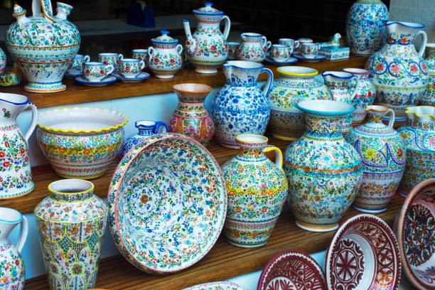 istock Group of Spanish ceramics 669941264
