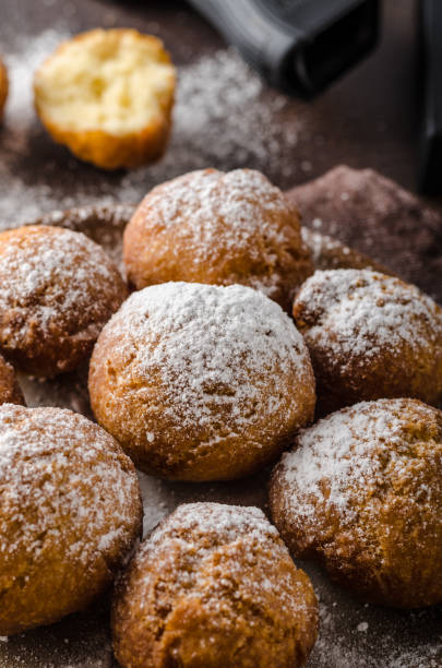 istock Homemade donuts with sugar and gun 669951610