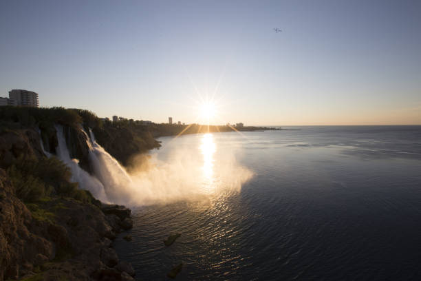 istock Lower Duden waterfall (Karpuzkald?ran waterfall). Lara, Antalya, Turkey 669952568