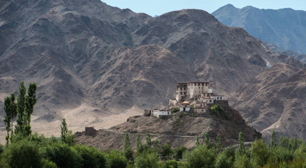 istock Monastery on the mountain, Ladakh, India 669956054