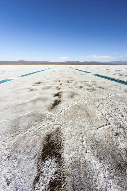 istock Water pool on Salinas Grandes Jujuy, Argentina. 669956102