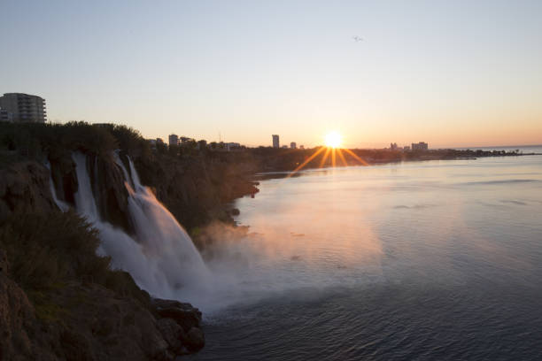 istock Lower Duden waterfall (Karpuzkald?ran waterfall). Lara, Antalya, Turkey 669959374