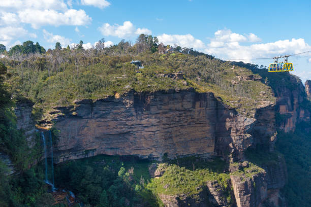 istock Scenic Skyway over Jamison Valley and Katoomba Falls, Australia 669962466