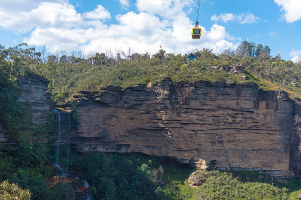 istock Scenic Skyway over Jamison Valley and Katoomba Falls, Australia 669963052