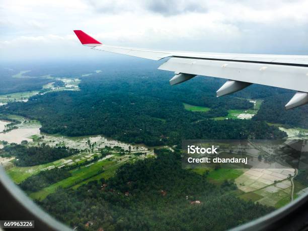 Flying High Over Sri Lanka Stock Photo - Download Image Now - Cloud - Sky, Commercial Airplane, Horizontal