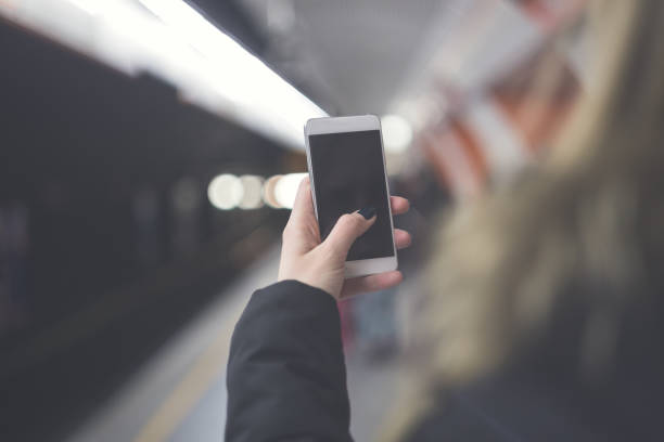 istock Close up of female using smartphone 669966154