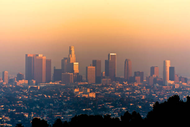 istock sunset in Los Angeles 669967124