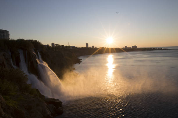istock Lower Duden waterfall (Karpuzkald?ran waterfall). Lara, Antalya, Turkey 669967900