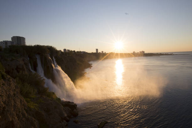 istock Lower Duden waterfall (Karpuzkald?ran waterfall). Lara, Antalya, Turkey 669982034