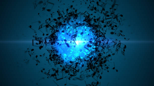 istock Abstract Background with Colorful Music notes. 669982470