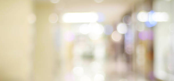istock Blurred background, Blur store with bokeh light background, business banner 669988458