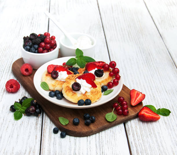 istock cottage cheese pancake with berries 669989896