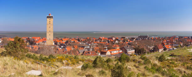 istock West-Terschelling and Brandaris lighthouse on Terschelling island, The Netherlands 669993994