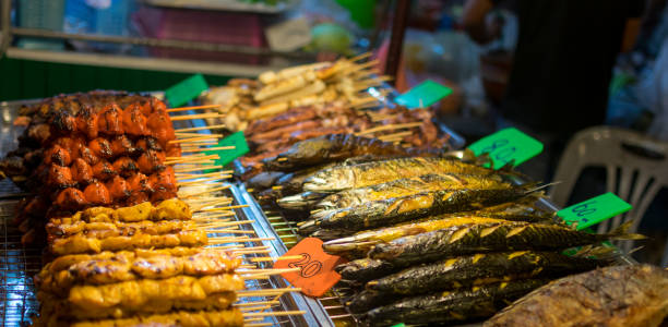 istock Street food in Thai hawker stall 670004008