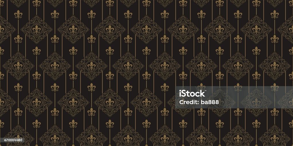 Royal Modern Pattern Background Vector Wallpaper Royal Pattern Stock Illustration - Download Image Now ...