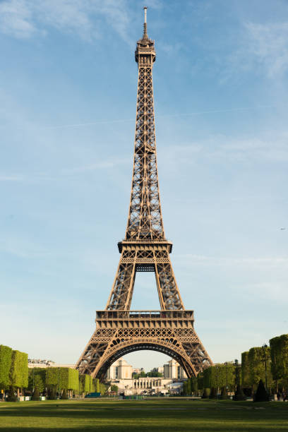 istock Sunny morning in Paris and Eiffel Tower, Paris, France. 670014708