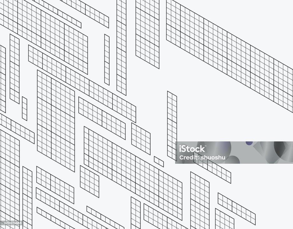Chex Line Pattern Gray Check Line Technology Pattern Background Stock Illustration ...