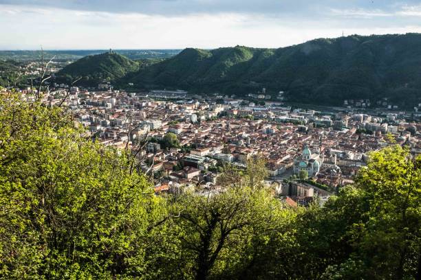 istock The view of Como from the funicolar railway to Brunate 670032584
