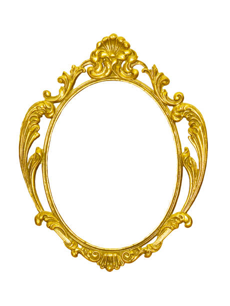 istock beautiful vintage gold frame, photo, image. 670034580