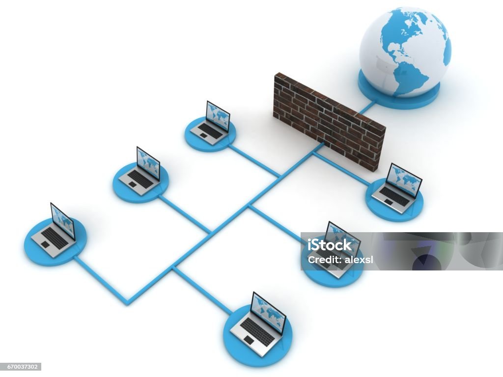 Computer Network Server Cloud Computing Technology Stock Photo ...