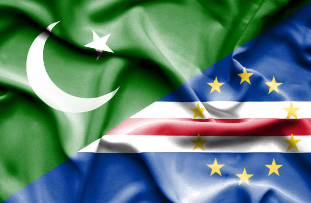 istock Waving flag of Cape Verde and Pakistan 670090770