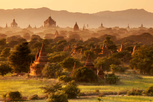 istock Land of a thousand pagodas in Bagan, Myanmar 670095930