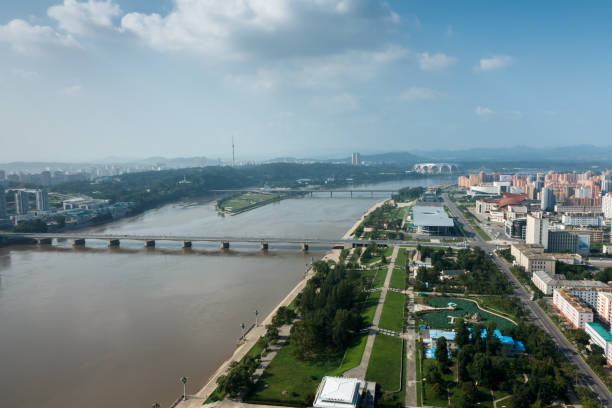 istock View of the city Pyongyang 670102516