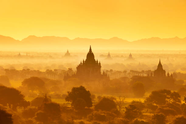 istock Land of a thousand pagodas in Bagan, Myanmar 670102792