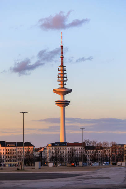 istock TV tower in Hamburg, Germany 670102844