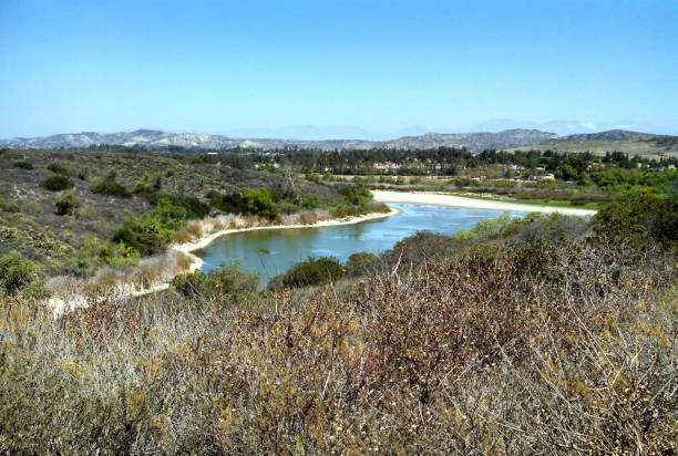 A Lake in Orange County stock photo